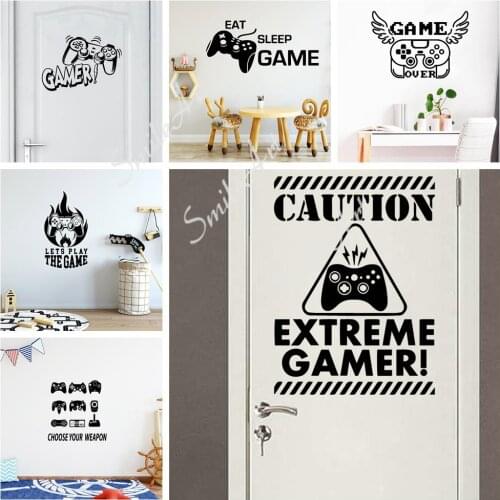 Funny Gamepad combination Home Decoration Accessories For Living Room Bedroom Wall Art MURAL Drop Shipping