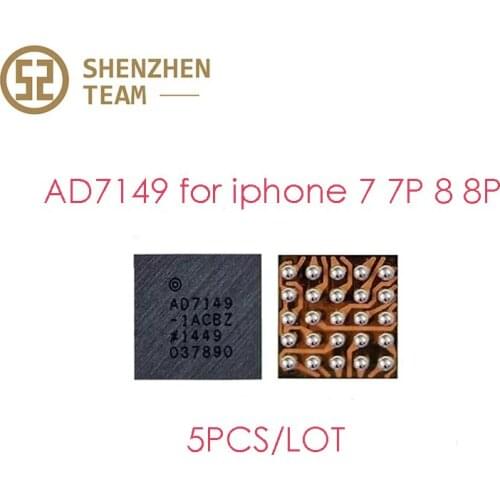 SZteam 5pcs/lot AD7149 fingerprint IC chip U10 for iphone 7 7p 8 8plus HTU1-D2 on cable