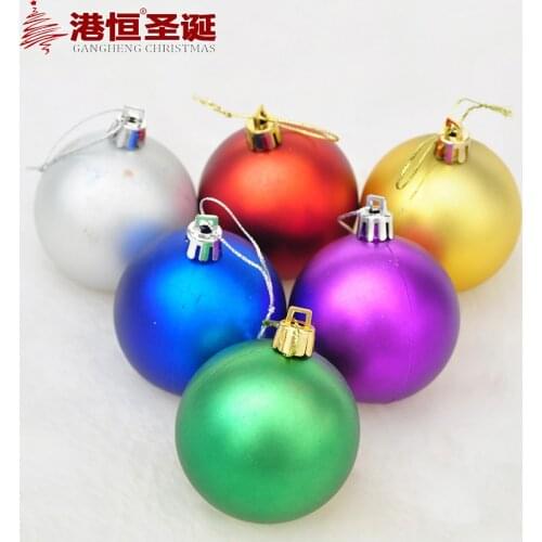 Christmas tree decoration matte decorative ball 4cm-10cm Christmas Ball Christmas gift arrangement