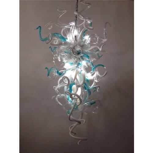 LR837-Pretty Colored Murano Glass Flower Glass Wedding Decoration Chandelier