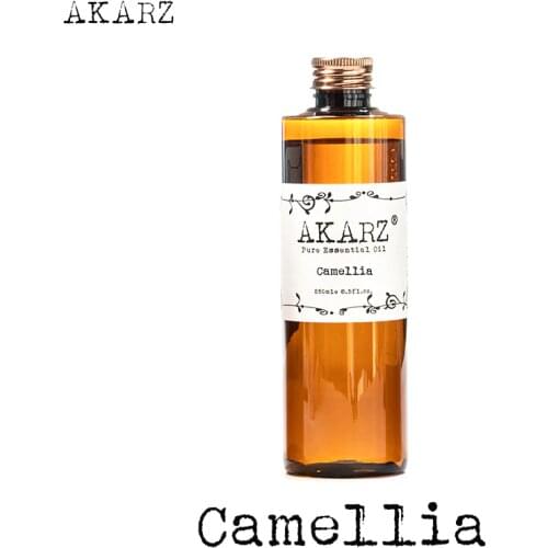 Famous brand AKARZ camellia seeds oil natural aromatherapy high-capacity skin body care massage spa camellia seeds essential oil