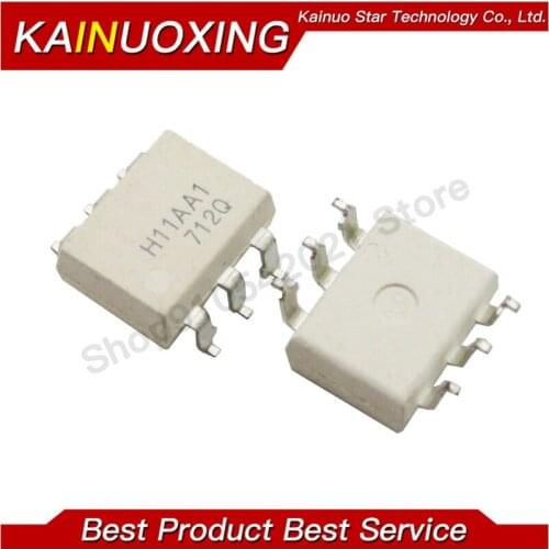 10pcs/lot H11AA1SR2M high-speed optocoupler optocoupler patch SOP6 H11AA1 new original