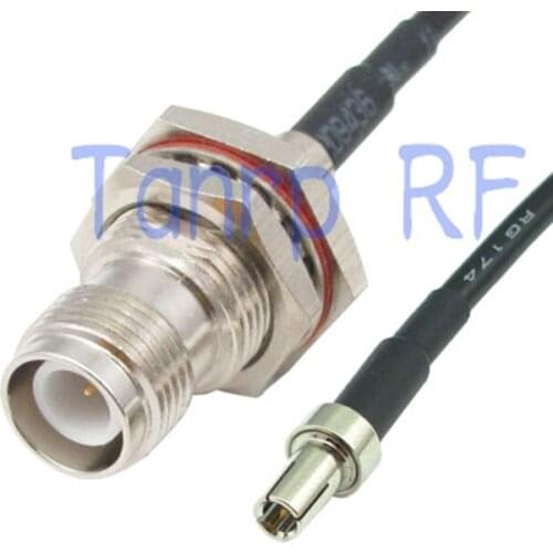6in RP-TNC female jack to TS9 male plug RF adapter 15CM Pigtail coaxial jumper cable RG174 extension cord