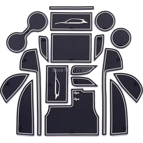 For Mazda CX-5 CX 5 CX5 KF 2019 2020 Gate Slot Pad Non-slip Cup Mats Anti Slip Door Groove Mat Interior Car Styling Accessories