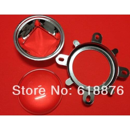 Free shipping 44mm Lens + Reflector Collimator + Fixed bracket For 20W 30W 50W 70W 100W 120w LED