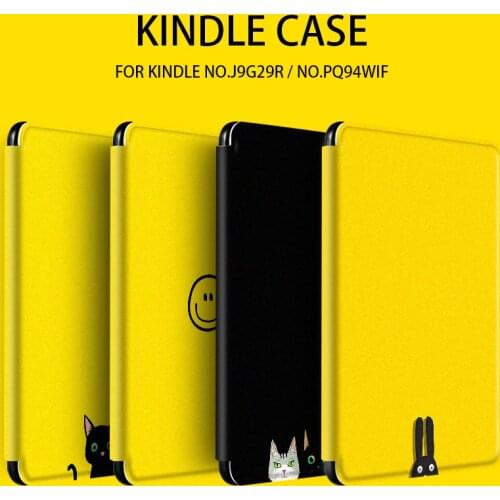 Creative Pattern Kindle Cover for New Kindle 658 Smart Auto Wake Up Case for Amazon Kindle Paper White 4 10th Generation