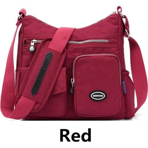 Handbags Women Designer Waterproof Nylon Bags Cloth Crossbody Bags Women Large Capacity Lady Shoulder Bag Tote