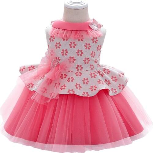 Girls Birthday Party Baptism Dress of Girl Infant Baby Girls Clothes for Lace Tutu Princess Dresses butterfly Formal dresses