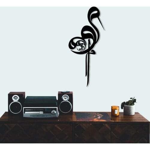 FLAMINGO METAL WALL ART HOME DECOR GIFT FOR HOME INTERIOR DESIGN ART HOUSEWARMING GIFT