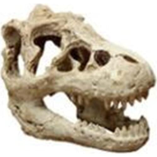 Hot Sale Aquarium Fish Tank Ornaments Dinosaur Resin Skull Landscaping Decorations