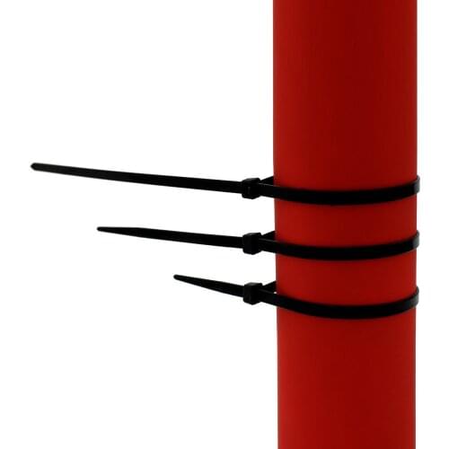 Cable tie 100mm 100pcs/bag White/Black Fasten Loop Width:3-3.6mm Length:100-300mm