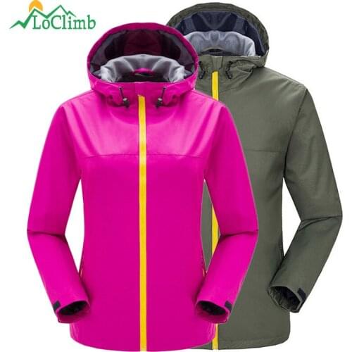 LoClimb Men Women Camping Hiking Clothing Waterproof Outdoor Sport Jacket Cycling Fishing Rain Coat Climbing Windbreaker,AM143