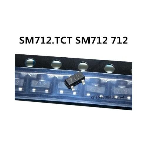 Original 50pcs/ SM712.TCT SM712 712 SOT23