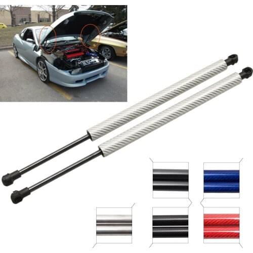 For FIAT COUPE (FA/175) Coupe 1993/11 - 1996/08 carbon fiber Front Hood Bonnet Lift Supports Shocks Gas Springs Struts 672 MM