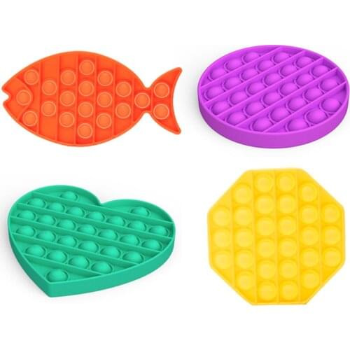 Push Bubble Sensory Toy Autism Needs Squishy Helps Stress Reliever Toys Adult Kids Funny Anti-stress Fidget Reliver Stress