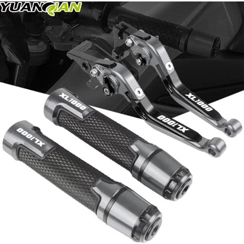 For Honda XL1000/V/VARADERO 1999 2000 2001 2002-2013 Motorcycle Accessories Brake Clutch Lever Extendable Handle Grips Handlebar