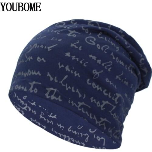 YOUBOME Fashion Women Winter Hats For Men Knitted Hat Male Female Caps Bonnet Warm Gorros Baggy Soft Mask Winter Beanie Hat Cap