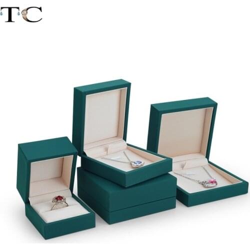 Jewelry Necklace Box Green Pendant Box Bracelet Box Ring Box Jewelry Display Box Gift Box