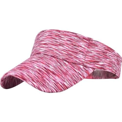 Outdoor Visor Sunscreen Hats Athletic Hat Adjustable Cap Gradient Color Visor Blank Top Cap High Quality Sombrero Hats
