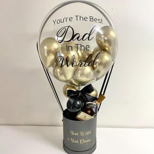 Balloon Gift Father Day Marry Engagement Ballon Clear Box You Are The Best Dad In World Party Transparent Ball Luxurious Mothers