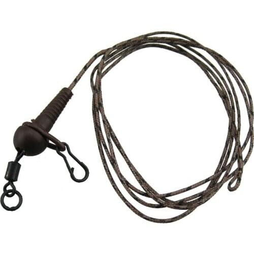 10 X High Quality Safety Zone with Ring Swivel - leadcore leaders with Superb Anti-tangle properties Carp Lines for Fishings