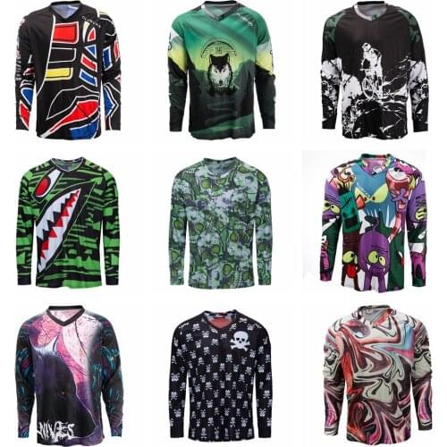 2021 Cycling Jersey Men Long Sleeve Bicycle Clothing MTB Road Riding Breathable motorcycle Bike Jerseys Top Maillot ciclismo