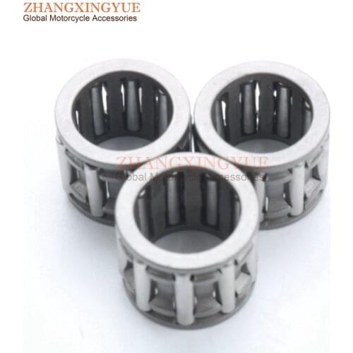 3pc Needle Roller Bearings [Standard] Crankshaft / Piston 12X17X14 MM for 2-stroke Scooter Motorcycle Karting Motocross