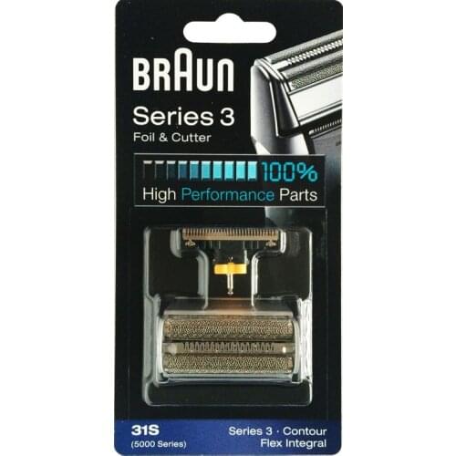 31S Braun Electric Shaver Blades (5000 series) Replacement Contour Flex XP Integral Shaver( 5775 5875 5877 5895 6520 5000 )