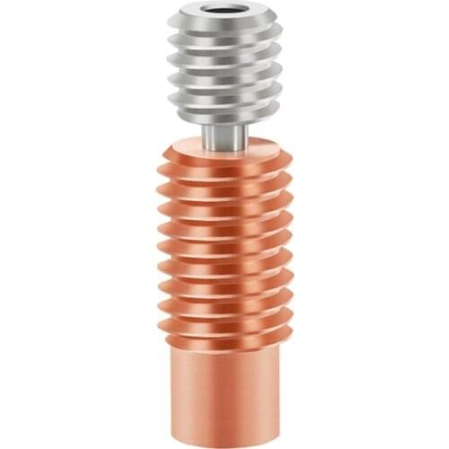 H052 3D Printer Hotend E3D V6 Bi-Metal Titanium Alloy Heat Break Thermal Barrel Tube Heatbreak Throat Pipe for Prusa i3 MK3