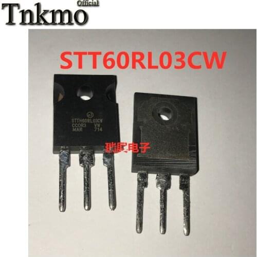 5PCS STTH60RL03CW TO-247 STTH60RL03 TO247 60A 300V Fast recovery diode free delivery