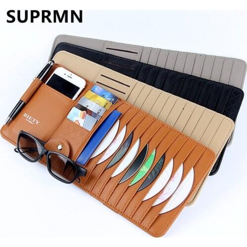 Car CD clip sun visor cover Multi-function car CD disc storage bag Car CD bag CD bag Car supplies