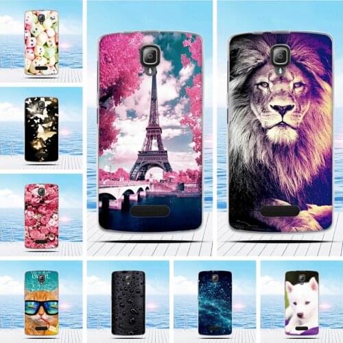 For Lenovo A2010 Angus 2 Case Cartoon 3D Relief Printing Pattern Back Cover TPU Soft Silicone Case Coque Capa Funda