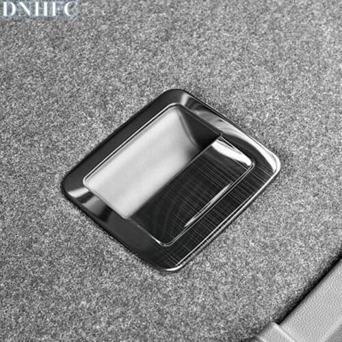 DNHFC Spare parts for automobile trunk stainless steel decorative frame For Volkswagen T-ROC T ROC 2018 Accessories