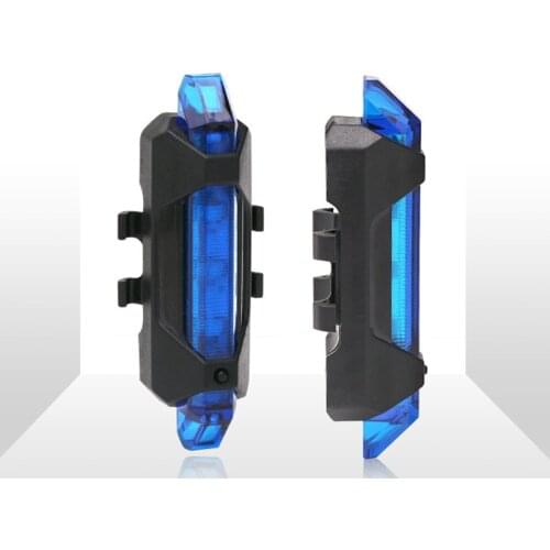 Mountain BikeTaillamp Safety Warning Light MTB Waterproof Bicycle Light Rear Tail Light LED USB Rechargeable Bicycle Accessories