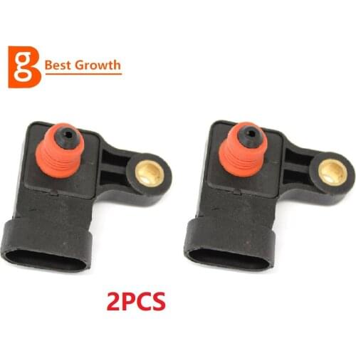 2PCS 96276354 - Intake Air Manifold Abosolute Pressure MAP Sensor For Chevrolet Daewoo Leganza Nubiba Rezzo 1.6 1.8 2.0L Y043
