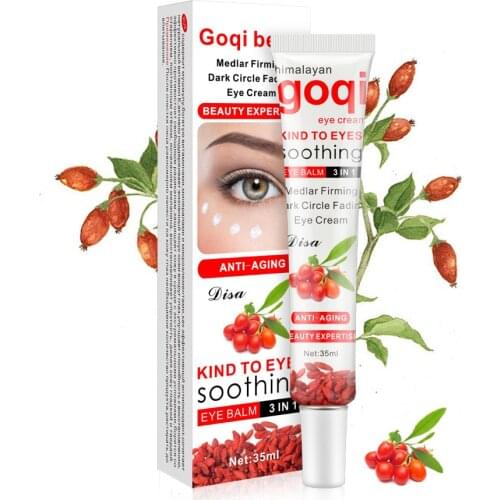 35ML Goji Face Eye Cream Effect Repair Remove Moisturizing Anti-Puffiness Dark Circle Anti-Aging Cream DROPSHIPPING