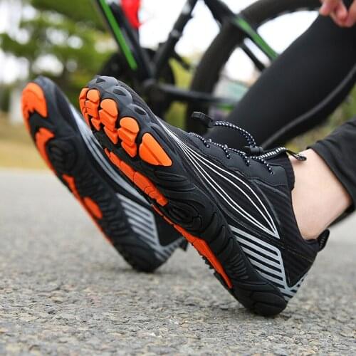 Men Women Summer Breathable Outdoor Hiking Shoes Rubber Sole Climbing Shoes Non-Slip trail trekking Drive Cycling Shoes Unisex