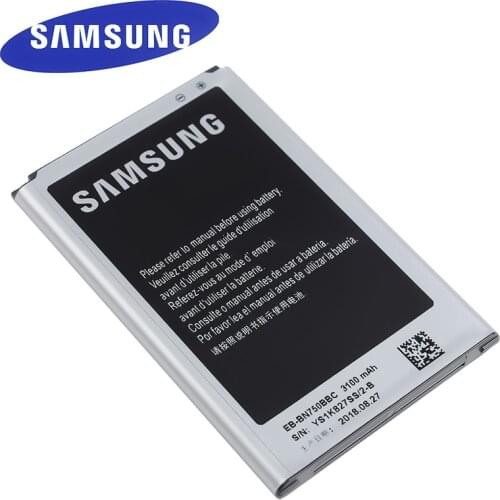 Samsung Original Replacement Battery For Galaxy Note 3 Neo N750 N7508V SM-N7505 N7502 EB-BN750BBC EB-BN750BBE 3100mAh with NFC