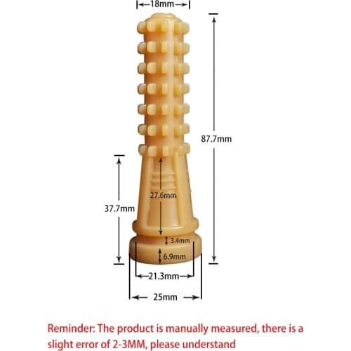 50Pcs Hot selling Poultry Duck Plucking Machine Glue Stick8.7cm Fast and Efficient Plucking Glue Stick Strong and Durable Yellow