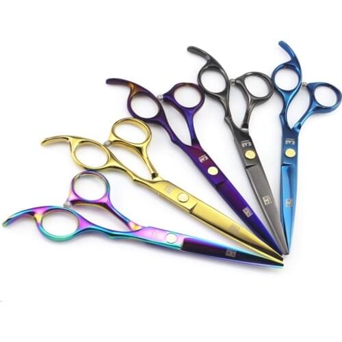Professional 6.0 Inch Pet Scissors Dog Grooming Shears Pet Clipper for Animals Hair Cutting Straight Thinning Scissors