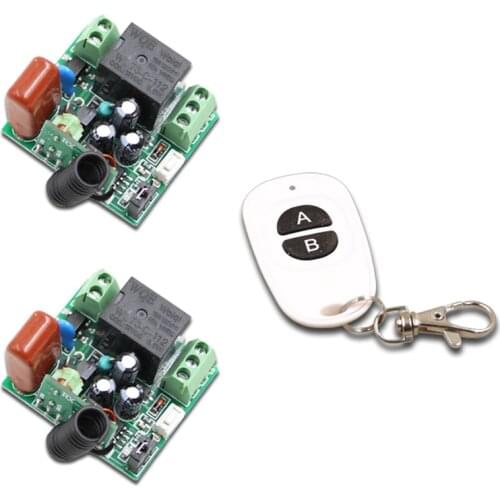 RF Wireless Remote Control Switch 10A Relay Output Radio 220V 1 Channel Receiver Transmitter Remote ON/OFF