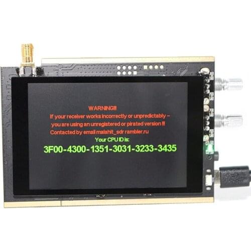 50Khz-200Mhz Malachite SDR Radio Malahit DSP 3.5 Inch Touching Screen SDR AM SSB NFM WFM Transceiver Receiver Sdr