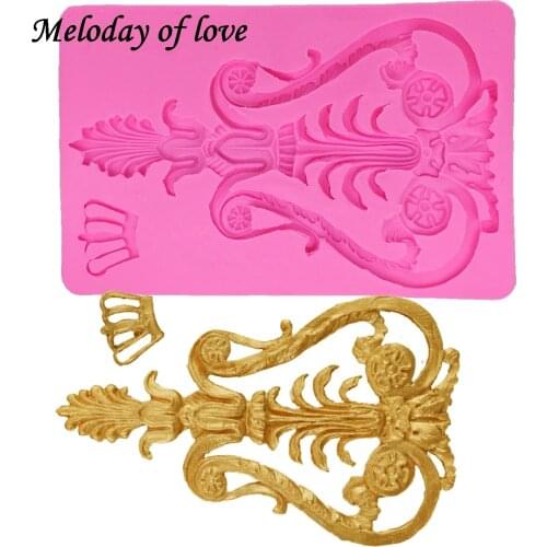 European Style Relief Lace Silicone Molds flower Fondant Cake Chocolate Mold Kitchen Baking Cake Border Decoration Tools 1280