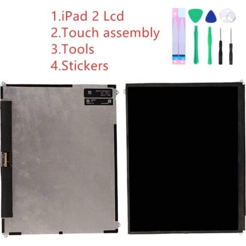 Doraymi for iPad 2 LCD Touch Screen Display Digitizer Assembly Replacement Tablet Panel A1395 A1397 A1396 for iPad2