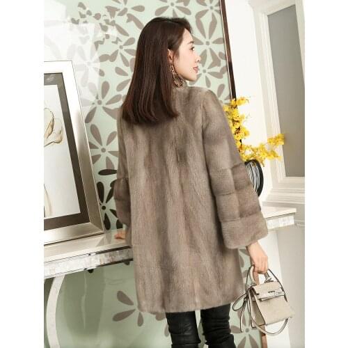 Real 2020 Mink Fur Coat Female Luxury Long Jackets Winter Jacket Women Natural Full Pelt Fur Coats Chaqueta Mujer MY3973 s