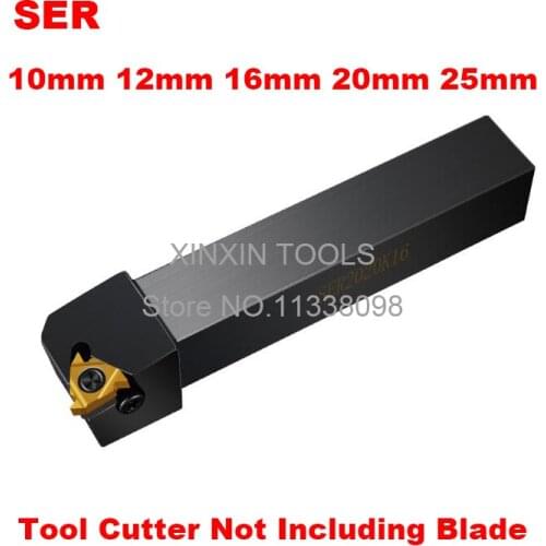 SER1010H11 SER1212H11 SER1212H16 SER1616H16 SER2020K16 SER2525M16 CNC External thread Turning tool rod Free shipping