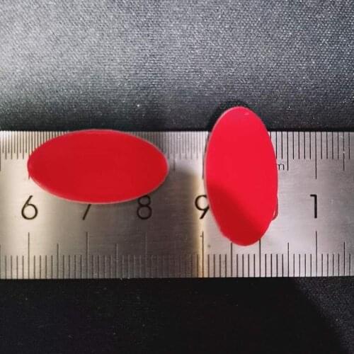 24mm 12.7mm 2 Pieces Replacement Oval Aluminum Emblem Symbol Logo Sticker For LandRover Car Key Remote Case Fob Shell Cover