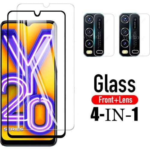 Protective Glass for vivo y20 Camera lens on vivoy20 Screen Protectors Safety Temperd Glas vi vo y 20 front Protector V2029