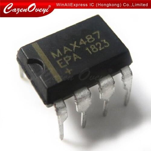 10pcs/lot MAX487EPA MAX487 DIP-8 In Stock