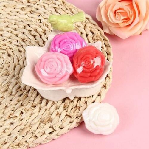 10pcs/lot Party Favors Rose Handmade Soap Baby Shower Wedding Souvenir Acc Promotion Personalized Present For Guests Giveaway